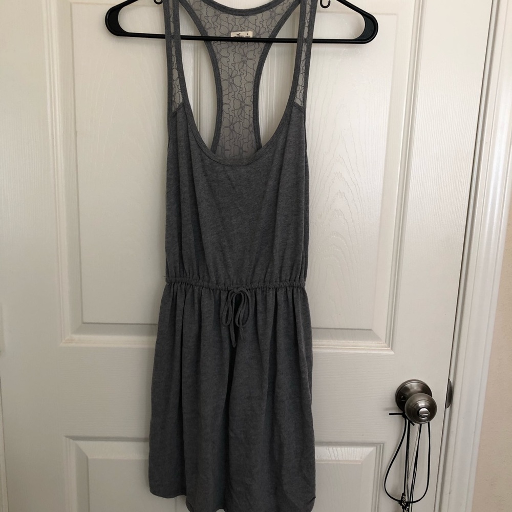 Super soft gray Hollister crossback dress